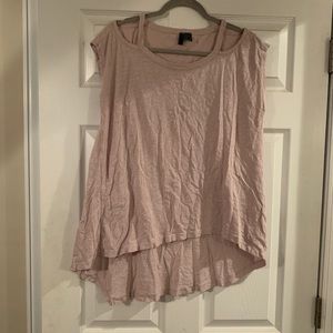anthropologie cut out t shirt